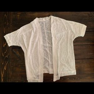 White cardigan - Sz M